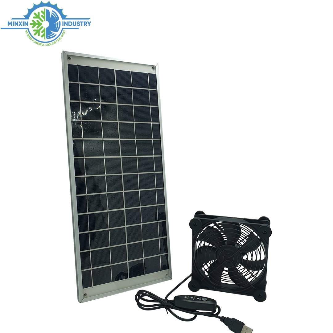 Car Cooler Solar Energy Powered Fan DC Motor Exhaust Fan with Solar Panel