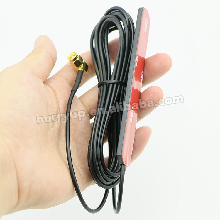 800~2700MHz SMA Male Angled 3 Meters RG174 Cable 4G LTE Antenna, Customized 433MHz 2G 3G Antenna IoT Cellular 4G Car Antenna