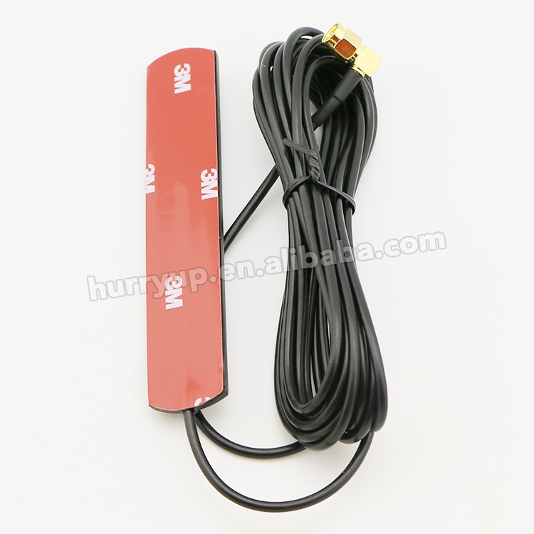 800~2700MHz SMA Male Angled 3 Meters RG174 Cable 4G LTE Antenna, Customized 433MHz 2G 3G Antenna IoT Cellular 4G Car Antenna