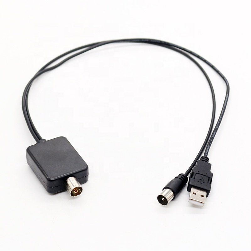 Dvb-t2 Tv signal Radio Fm Amplifier 75 Ohm Outdoor Tv Antenna signal Booster With Usb External