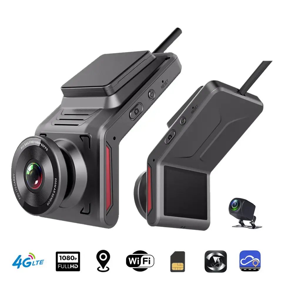 High Quality Dash Cam Front and Rear Wireless Dual Lens Camera Vehicle Video Recorder with Wifi and GPS
