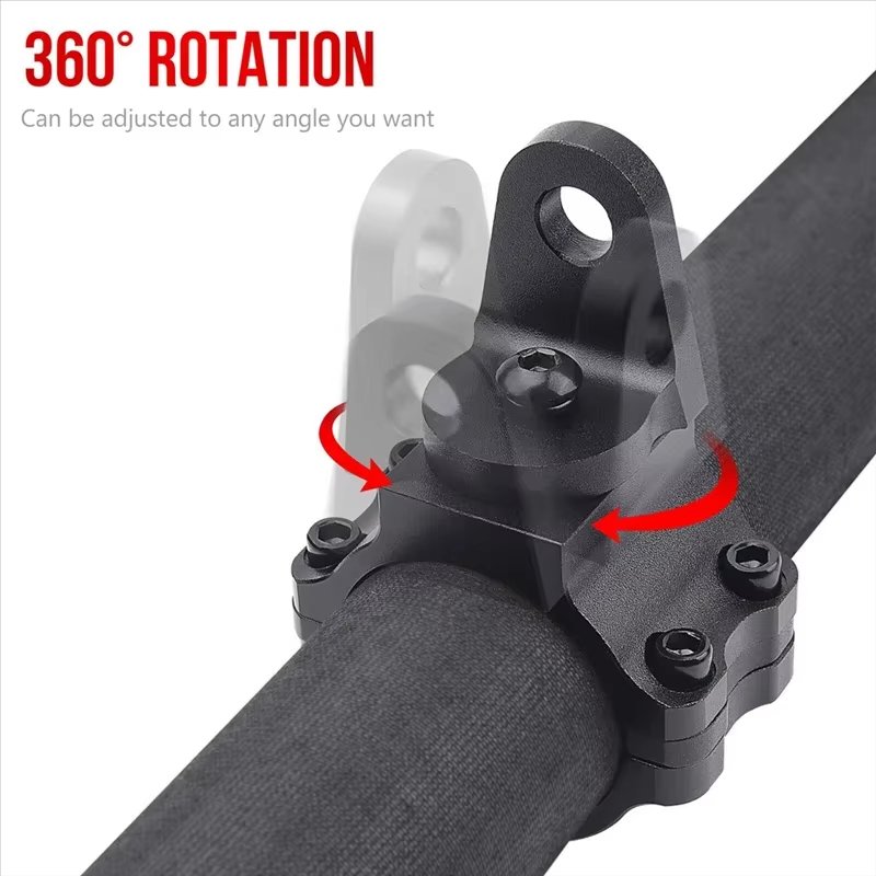 1.75-1.85" High-grade Flagpole Mount UTV Cage Support Clamps for Secure Holdering Can Am Maverick X3