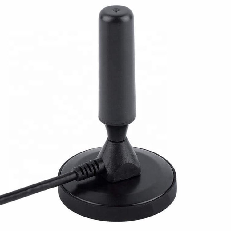 12dBi DVB-T DVB T2 Antena , Magnetic Mount VHF UHF TV Antenna For Car