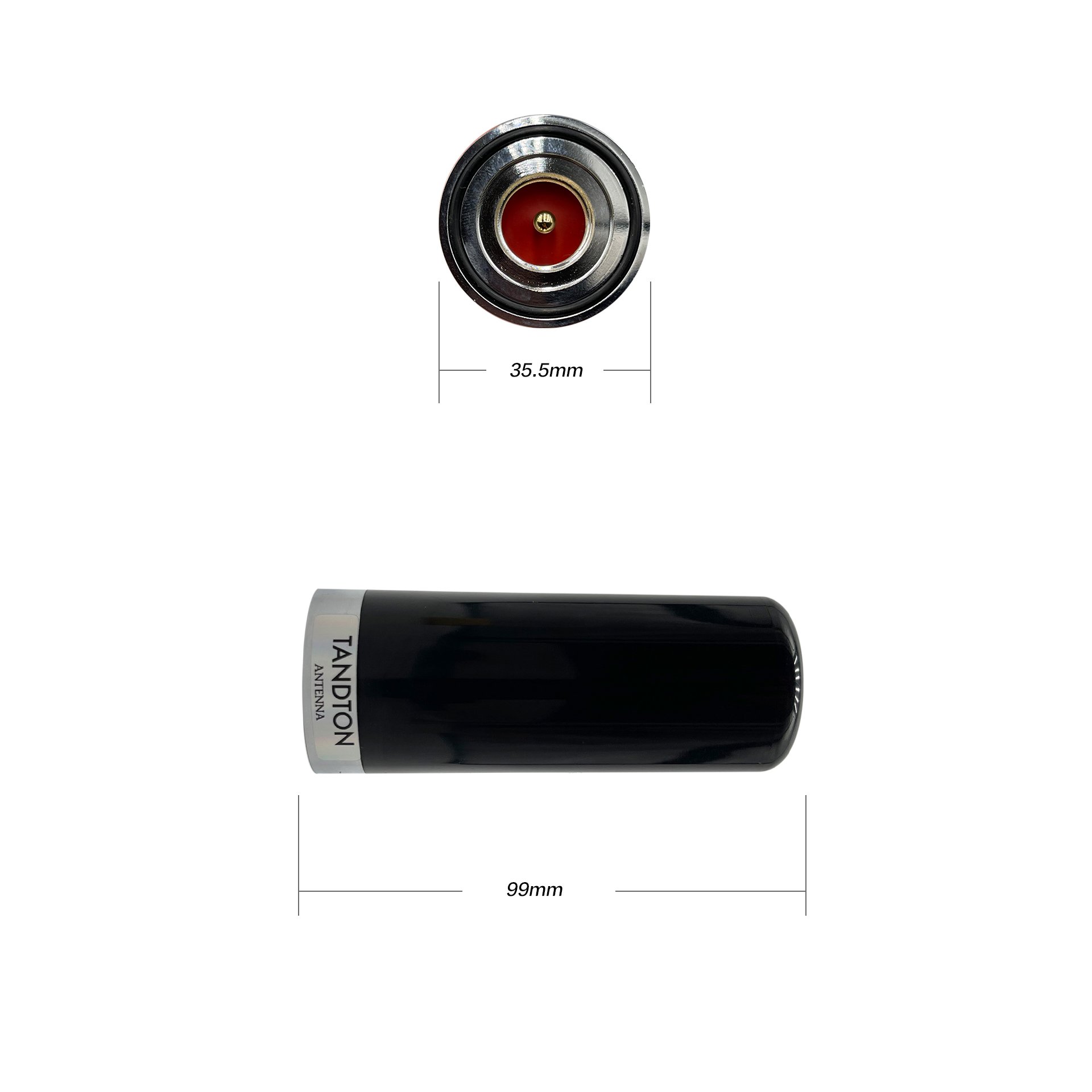 Small Steel Cannon Antenna Dual Band VHF/UHF Mobile Radio Antenna CZ142 High Gain Long Range Antenna Factory Direct