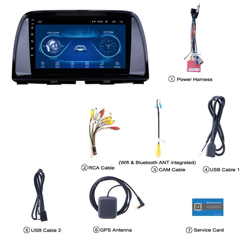 Android 10 Car Dvd for Mazda CX5 CX-5 CX 5 2013-2016 Radio Multimedia Player Stereo Gps Navigation(17bb0830)