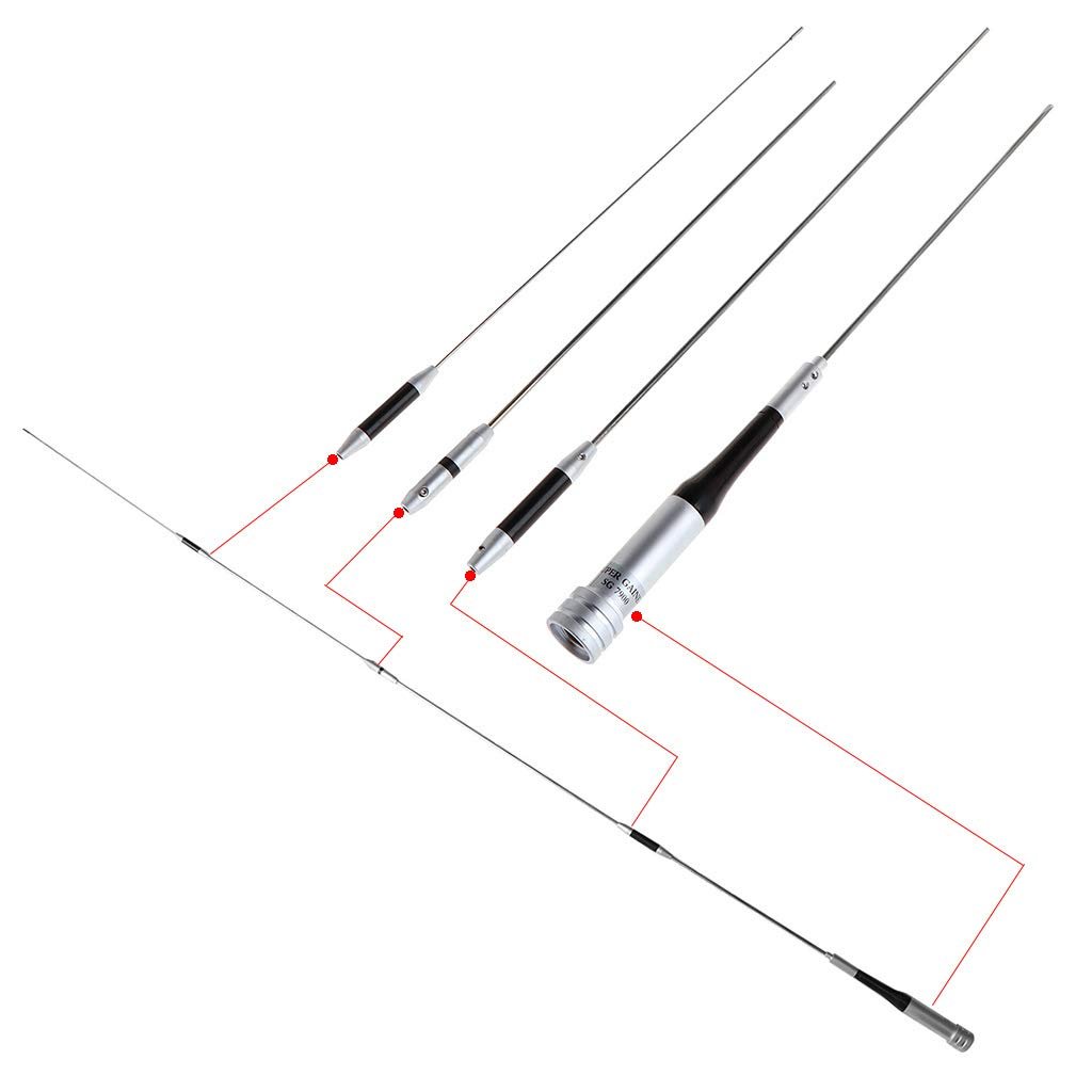 SG7900 UHF VHF dual band SG-7900 144-430MHz 150W FM U/V high dbi gain Car Radio Antenna mobile radio Strong Signal Base Antenna