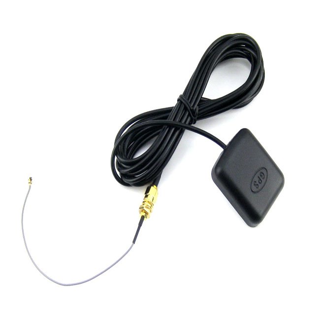 Acceptable customized OEM External Car 1575.42MHz GPS tracker Antenna With 3 Meters cable SMA-Male connector