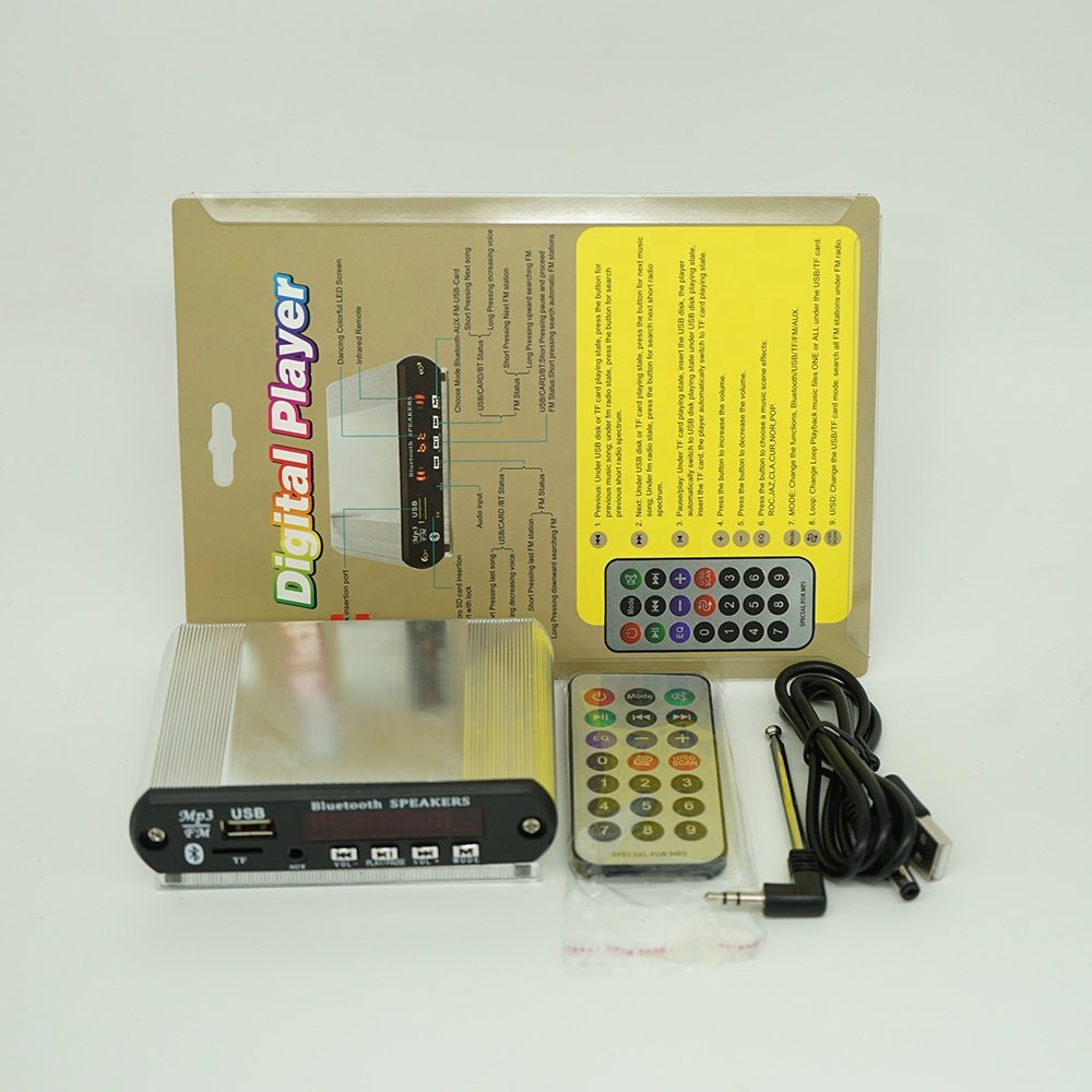 JQ Factory Hotsale Bluetooth Decoder Board 12V for MP3 Player