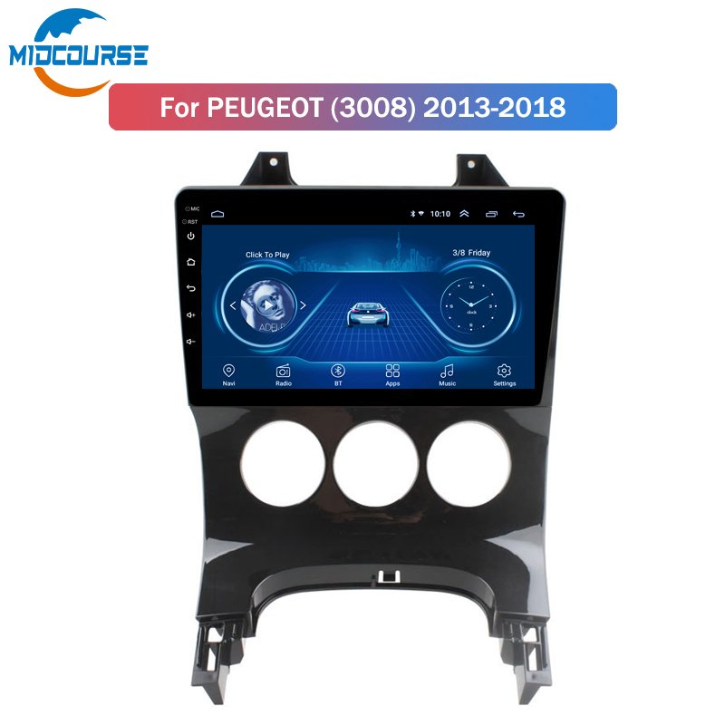 Android 10 for Peugeot 3008 2009-2013 Car Radio Multimedia Video Player Navigation GPS(94e623bb)