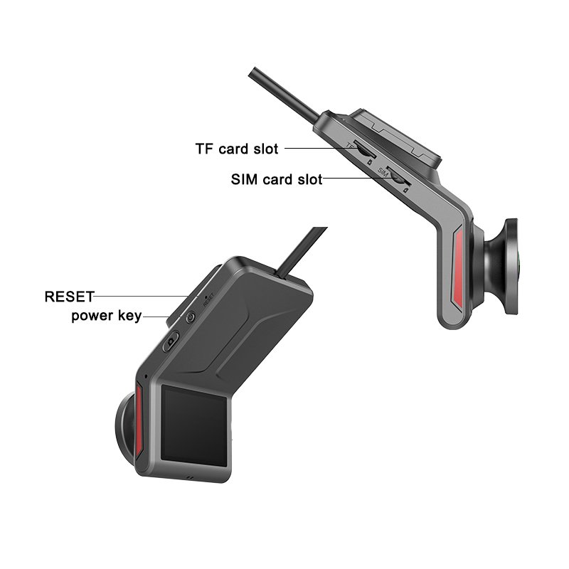 Mini Hidden Car DVR Dual Lens Car Dash Camera for Vehicle Management