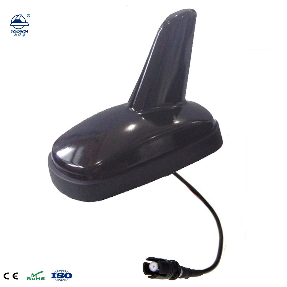 Car Roof Glossy Surface Amateur Amplified Fm Headset Am Radio Shark Fin Antenna with RAKU