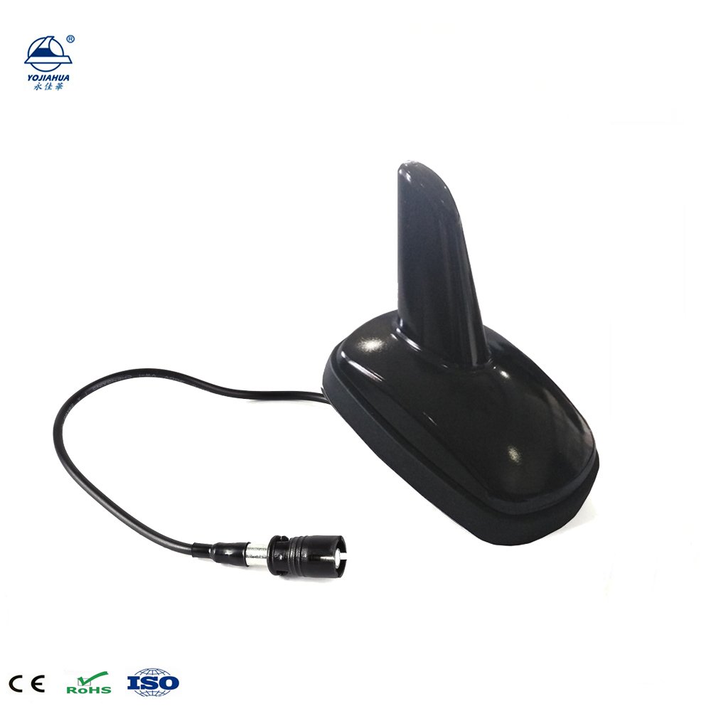Car Roof Glossy Surface Amateur Amplified Fm Headset Am Radio Shark Fin Antenna with RAKU