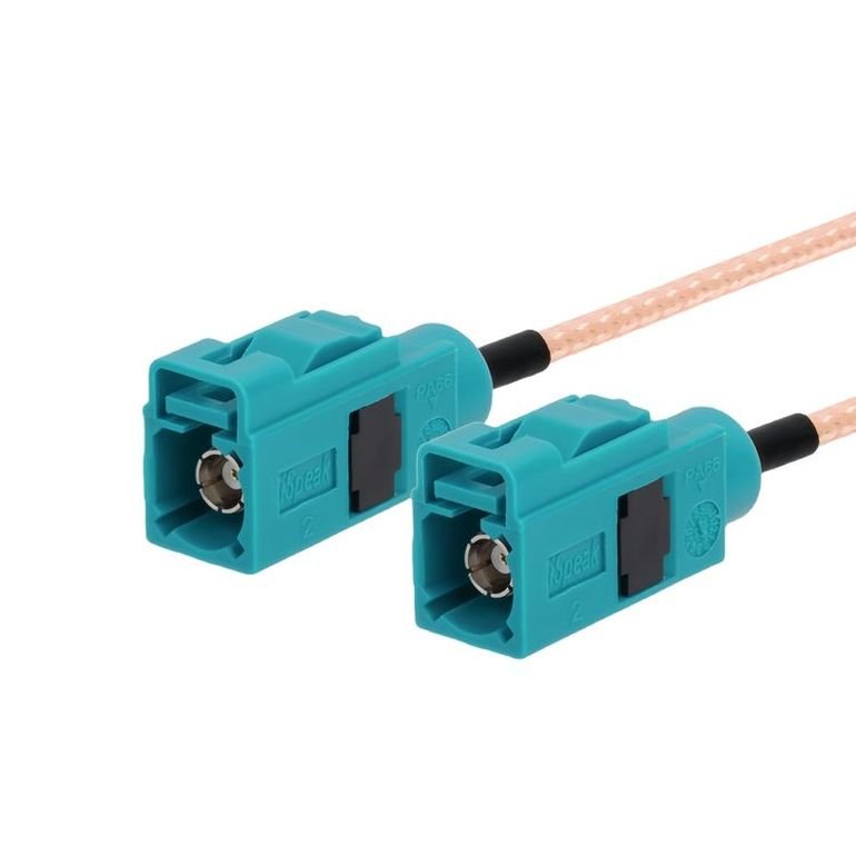 Superior RF Connectivity Z Male SMA Plug Connector RG316 Antenna Cable Fakra Z Male Straight Right Angle Fiber Optic Cable