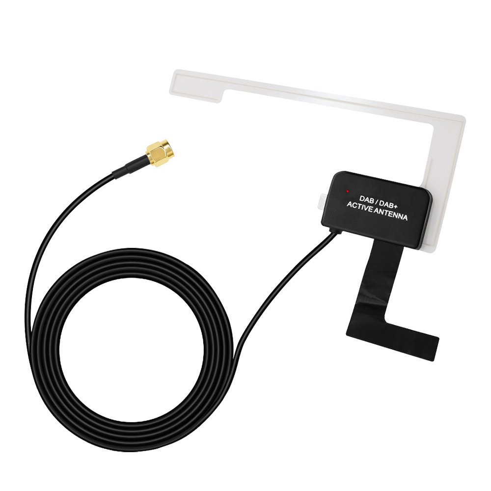 2in1 Car Digital Radio DAB Antenna+ USB File Docking Signal Receiver DAB Sticker Antenna With USB Type Signal Transmitter