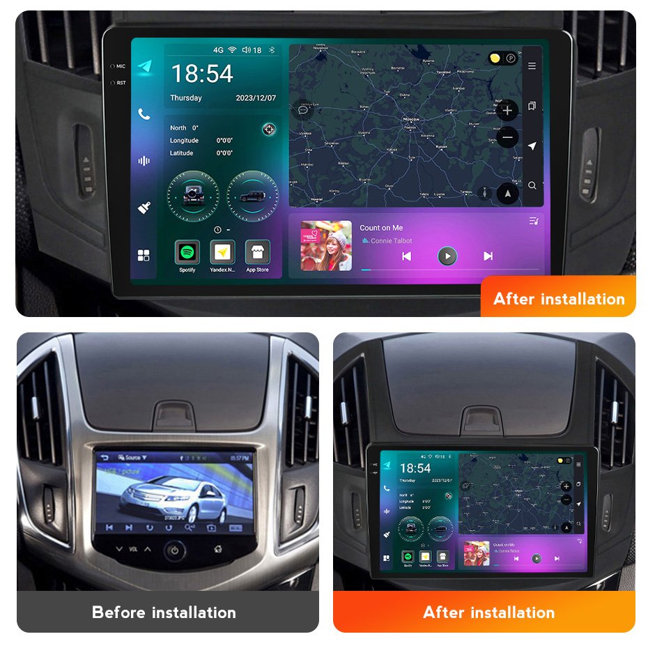 MEKEDE M6 Pro Android 2k Qled 8 Core Multimedia Radio Touch Screen for chevrolet Cruze 2012-2015 Bt 5.1 4g 5g Wifi
