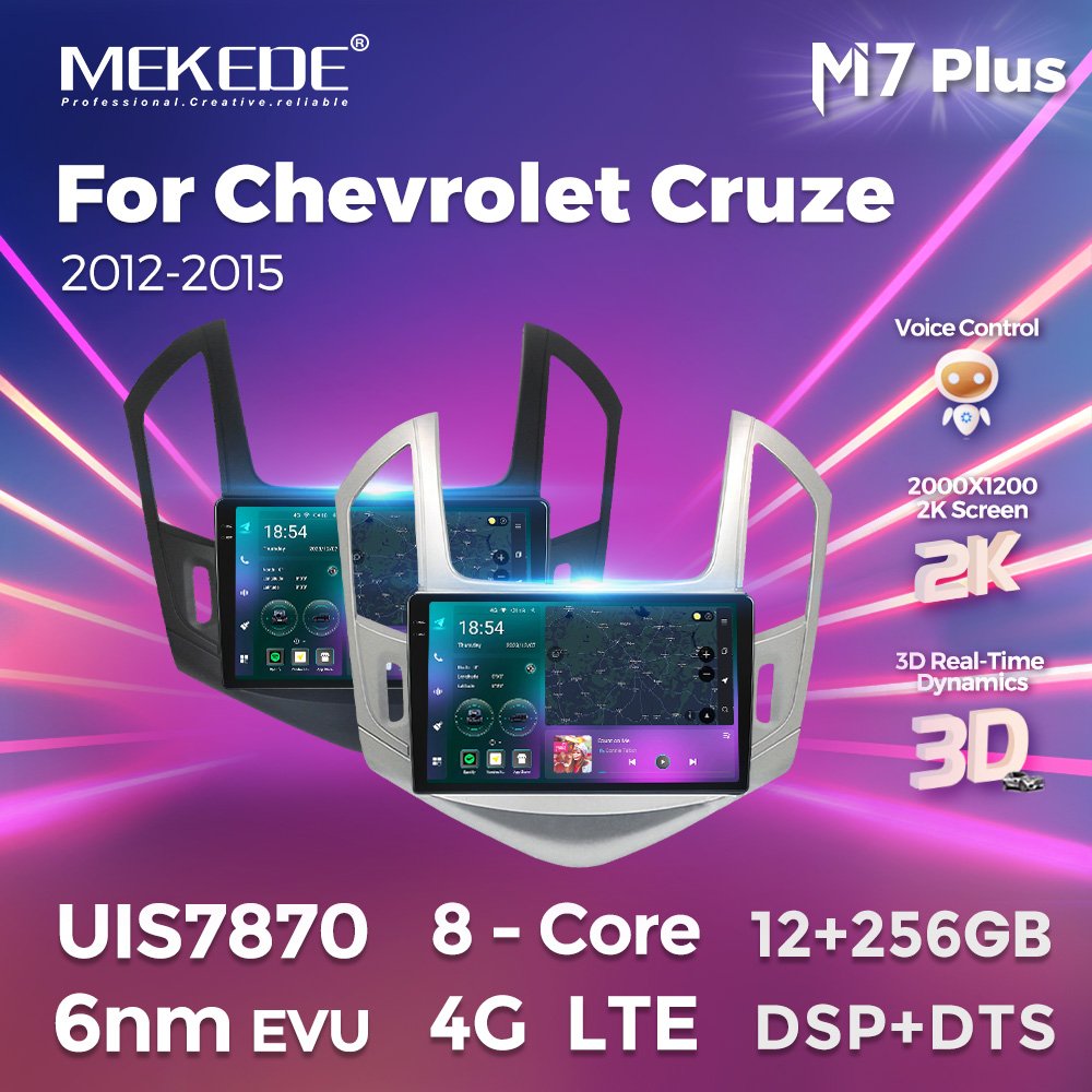MEKEDE M6 Pro Android 2k Qled 8 Core Multimedia Radio Touch Screen for chevrolet Cruze 2012-2015 Bt 5.1 4g 5g Wifi