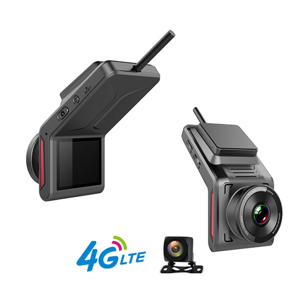 K18 Car DVR Logger Dashcam 4G WiFi GPS Enabled Dual Lens FHD 1080P Rearview Camera with LCD Display and IPS Screen Type