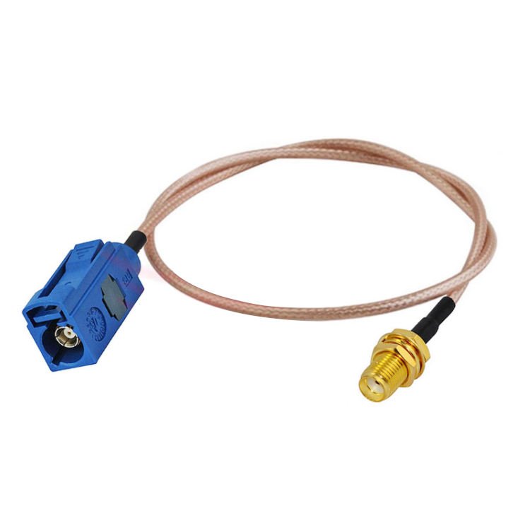 Fakra A B C D E F G H I K M Z Jack Female to plug male female Pigtail car vehicle camera antenna extension Coaxial Cable
