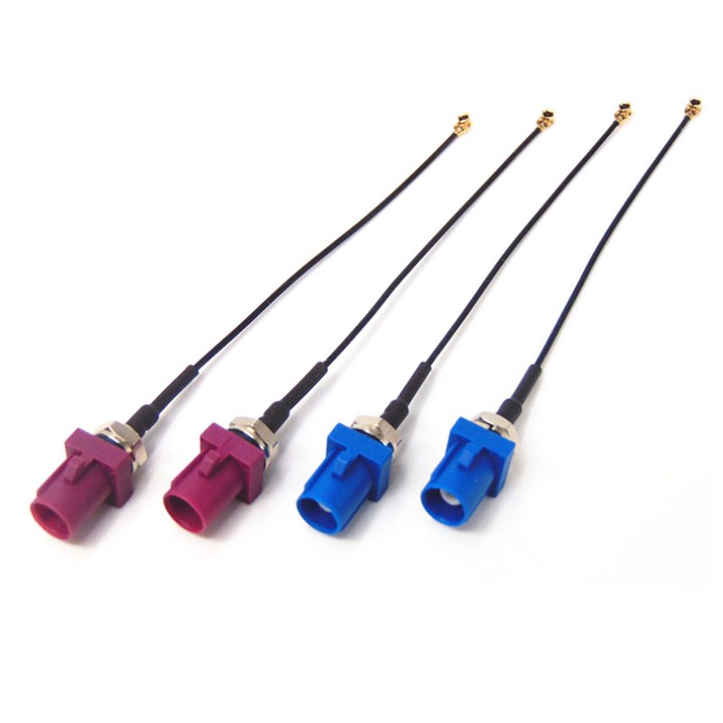 Fakra A B C D E F G H I K M Z Jack Female to plug male female Pigtail car vehicle camera antenna extension Coaxial Cable