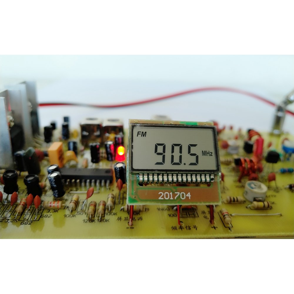 PACKBOX Discrete Components FM Stereo Radio LA3401 Decoding TDA2030A Stereo Power Amplifier With Frequency Display