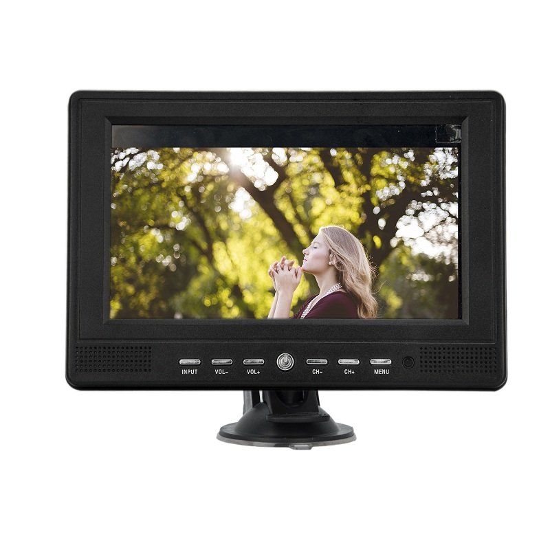 Popular Products LCD TV Digital DVBT2 ISDB ATSC With Rechargeable Battery 7inch Car TV