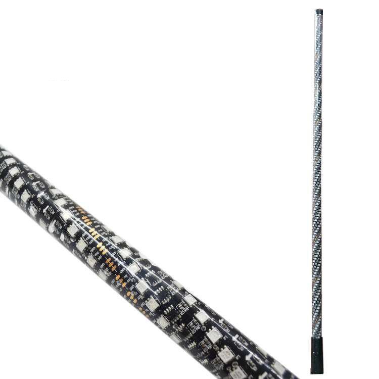 Remote Control Antenna Whips Lamp Accessories RGB 360 Degree Spiral LED Whip Lights for UTV Offroad Vehicle