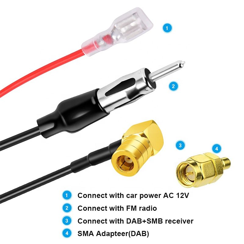 AM FM DAB Car Antenna Universal Combo Roof Car Aerial Antenna Auto Car Roof Antenna