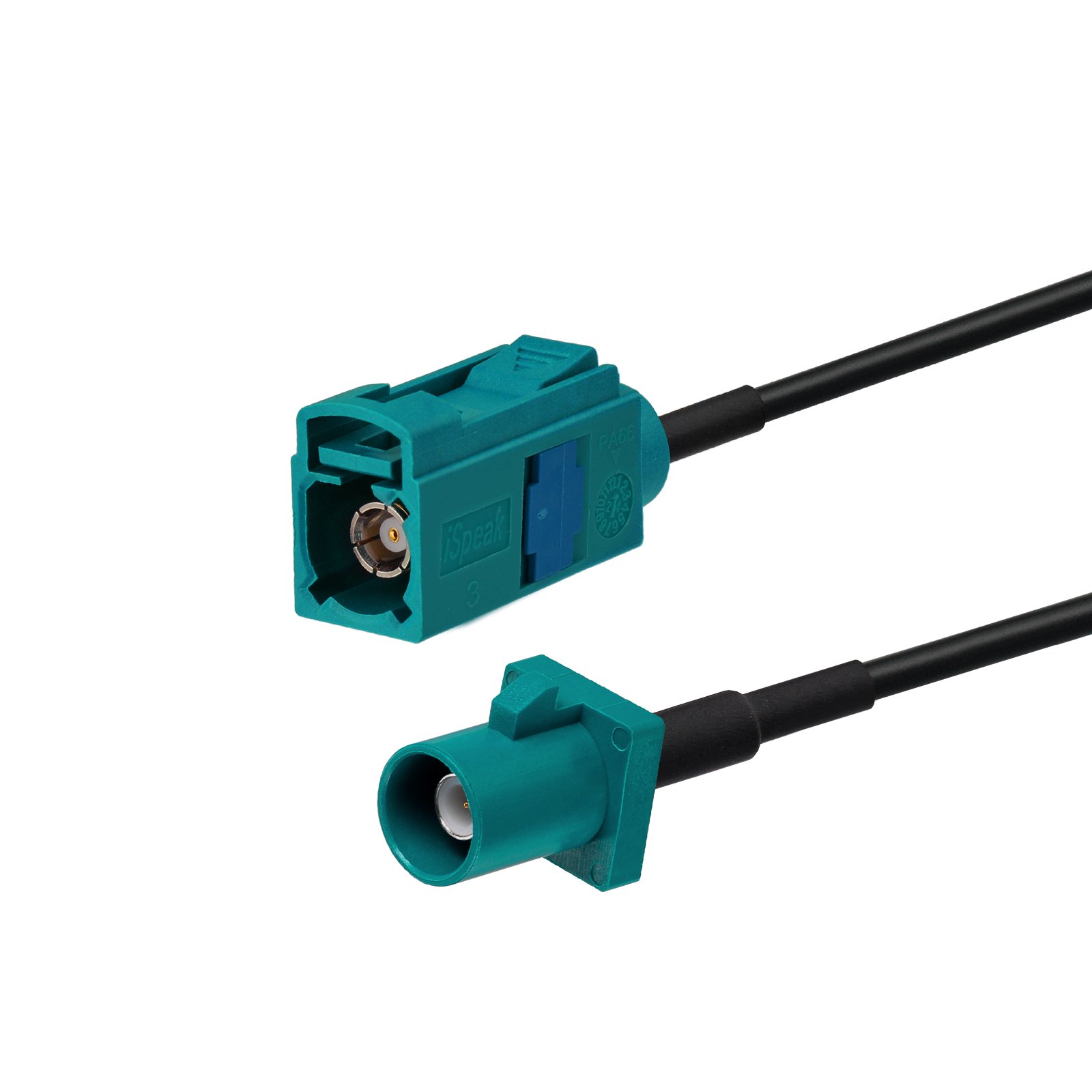 Superbat Fakra Z Female to Male Vehicle Antenna Adapter Cable 150cm for Car Stereo Android Head Unit GPS Navigation