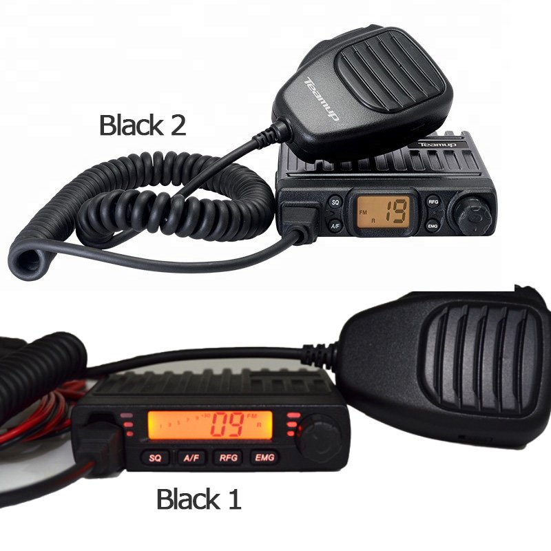 New 27 MHz AM/FM Handheld CB Radio S-Meter VOX Germany Custom Logo Car Radios Walkie Talkie 10km Communication Ran 50km VOX Mode