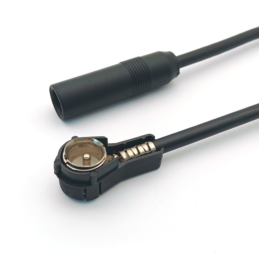 Car Radio Antenna Adapter DIN Socket to ISO Plug Vehicles Aerial Converter Plug Cables