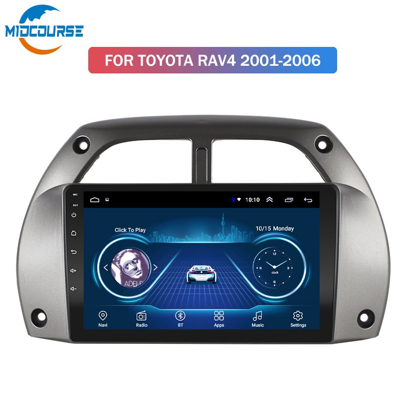 Car Multimedia Radio Player for Toyota Rav4 2001-2006 2005 RAV 4 Android 10 GPS Navigation Car Radio Player(d1a94d77)