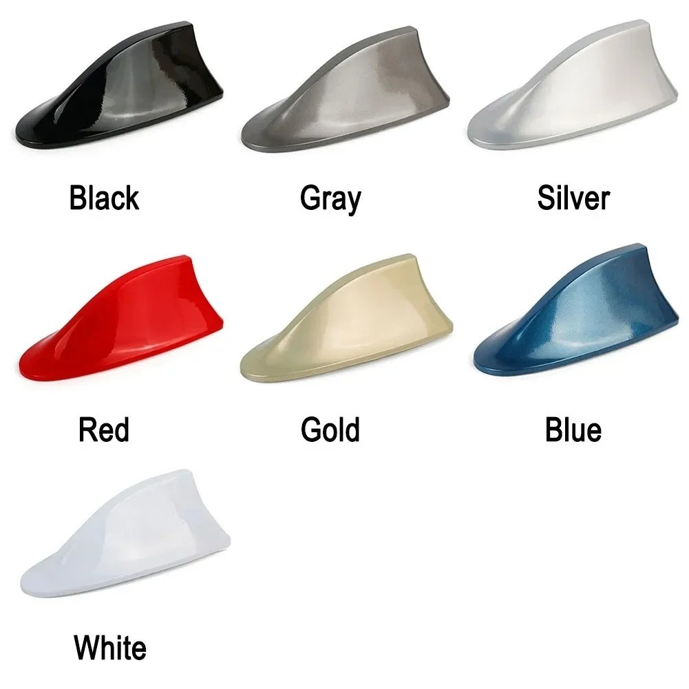 Car Antennas Shark Fin Antenna Auto Radio Signal Aerials Roof Antennas for Universal Car Model Car Styling