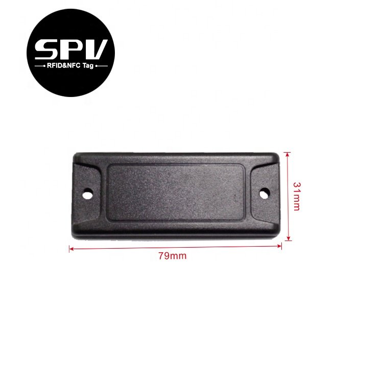 UHF ABS Anti-metal Passive Strip Label 860 915 960MHz M730 M750 Monza R6 Chip on Metal-Resistant Ferrite RFID Tag Asset Tracking