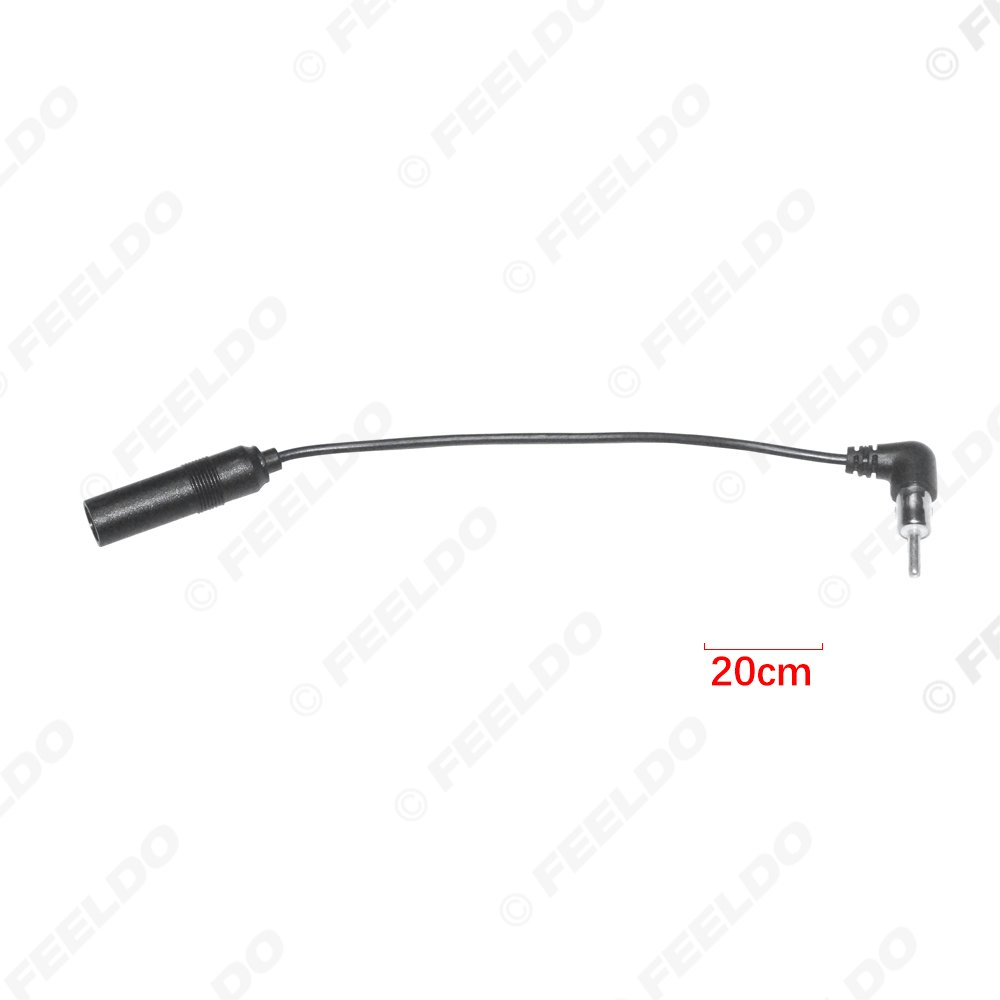 20cmCar Stereo Audio Radio Antenna Adapter Vehicle AM/FM Radio Aerial Extension Auto FM Wiring Cable