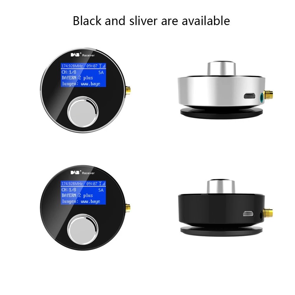Hot Enhanced Omni-Directional DAB Antenna Dual-Use DAB / DAB + Radio Receiver Fm Transmitter Rds bluetooth for Car Stereo Music