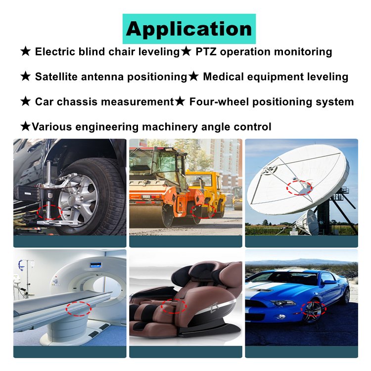 Digital MEMS Tilt Sensor for Satellite Antenna Positioning/leveling/angle Control Correct Linearity Twice RS232/RS485/RS422/TTL