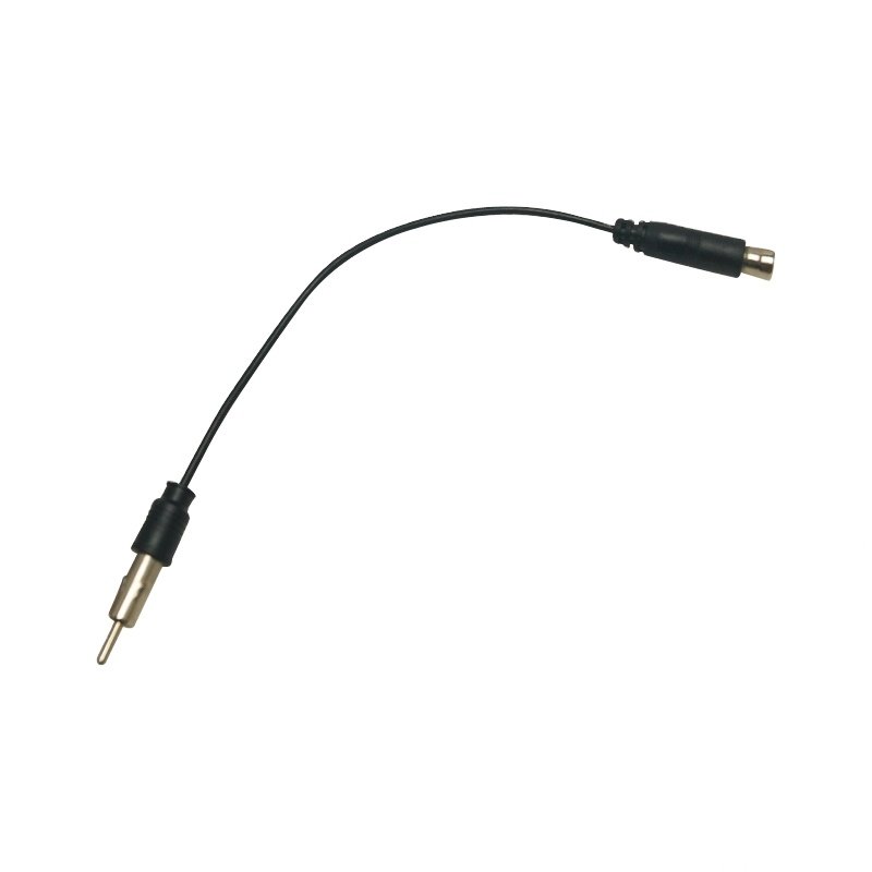 Car Audio Radio ISO to DIN Male Aerial AM/FM Antenna Extension Auto Stereo Cable Plug Adapter