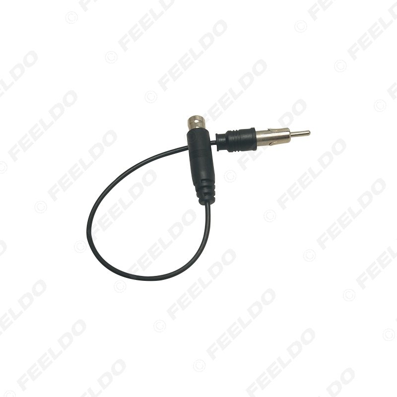 Car Audio Radio ISO to DIN Male Aerial AM/FM Antenna Extension Auto Stereo Cable Plug Adapter