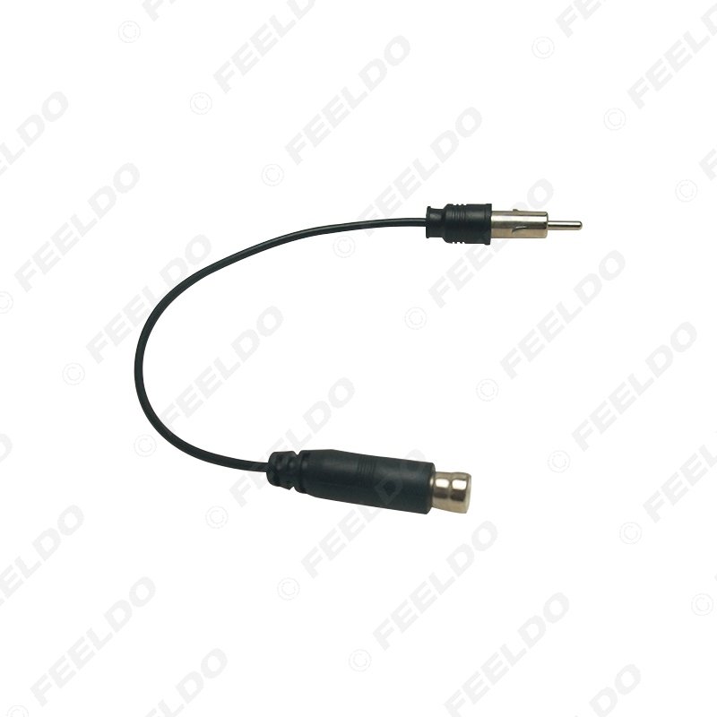 Car Audio Radio ISO to DIN Male Aerial AM/FM Antenna Extension Auto Stereo Cable Plug Adapter