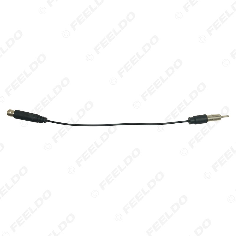 Car Audio Radio ISO to DIN Male Aerial AM/FM Antenna Extension Auto Stereo Cable Plug Adapter