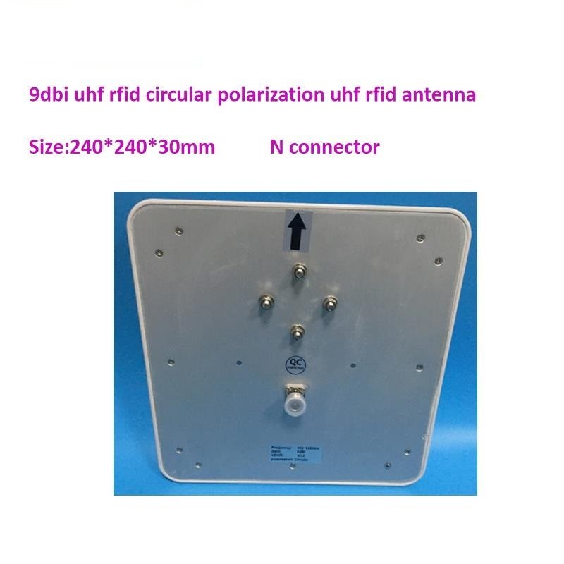 9dBi UHF RFID circular Antenna 865-868mhz/902-928mhz IP65 rfid long range antenna for timing system for epc gen2 iso18000-6c tag