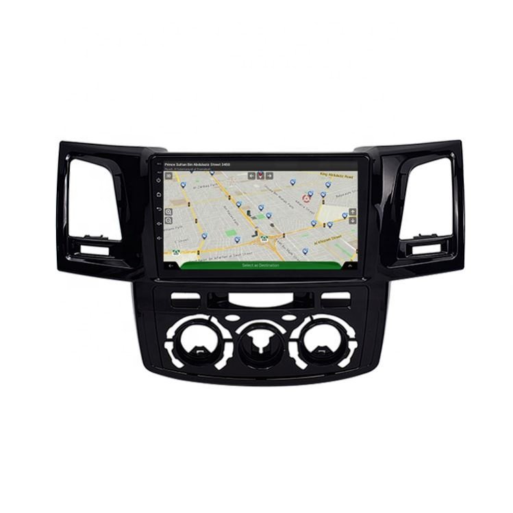 9'Android for Toyota Fortuner Hilux Vigo Manual and Auto AC 2007 Multimedia Stereo Car DVD Player Navigation GPS Video Radio IPS