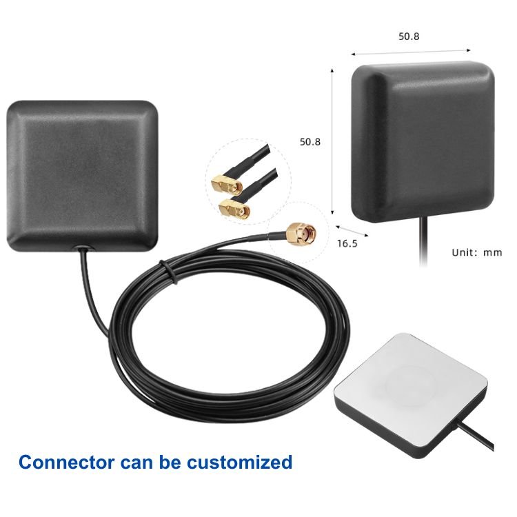 High Performance Vehicle Waterproof Active BEIDOU GPS GNSS Antenna 28dBi Magnetic Chuck External Car Antenna