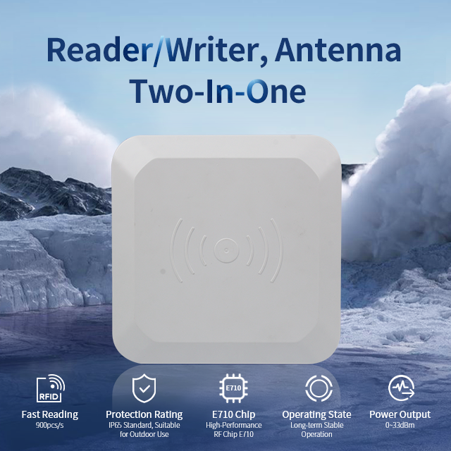 Uhf Rfid Reader UHF 8dbi Antenna 15m Long Range Reader Passive Car Parking RFID UHF Card Reader With TCP/IP RS232 RS485