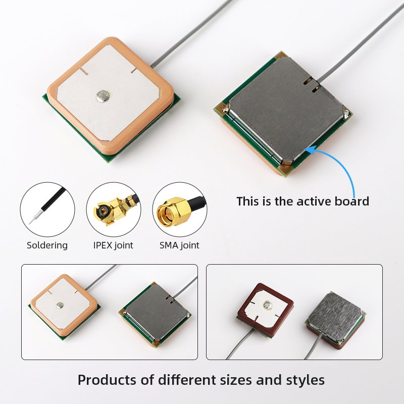 Original Active Internal Ceramic GPS Antenna RoHS Certified Passive GPS Ceramic Antenna 1561MHz-1575MHz 25x25x4
