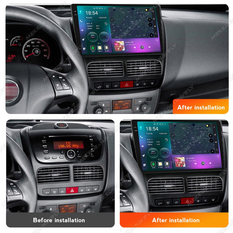 MEKEDE M6 M7 Android Car DVD Player Touch Screen 360 Camera for Fiat Doblo 2015 Auto Radio GPS DSP BT Stereo