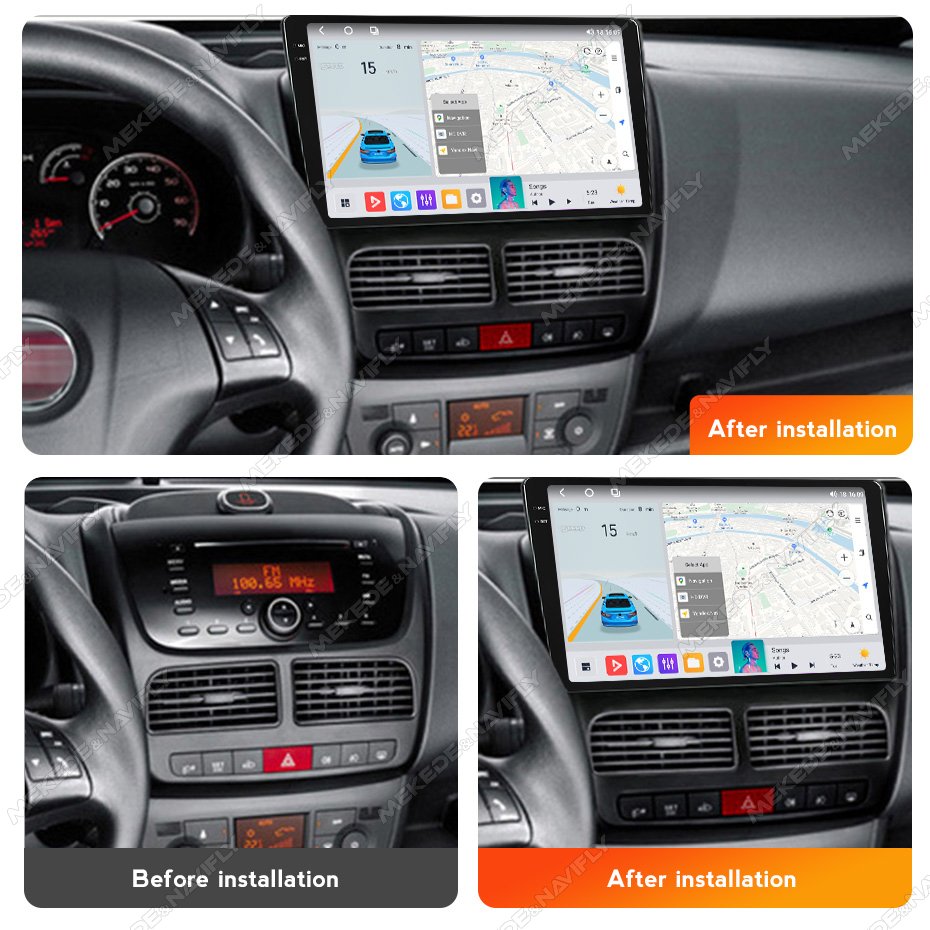 MEKEDE M6 M7 Android Car DVD Player Touch Screen 360 Camera for Fiat Doblo 2015 Auto Radio GPS DSP BT Stereo