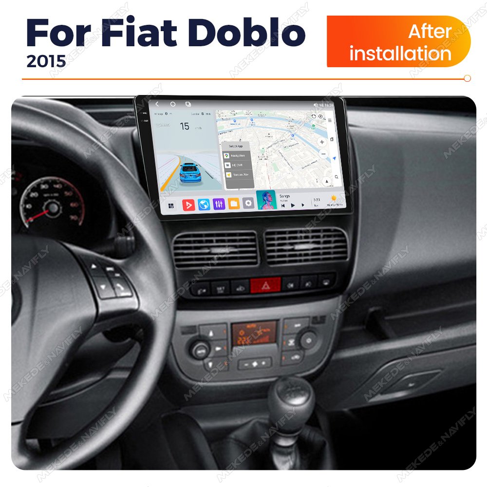 MEKEDE M6 M7 Android Car DVD Player Touch Screen 360 Camera for Fiat Doblo 2015 Auto Radio GPS DSP BT Stereo
