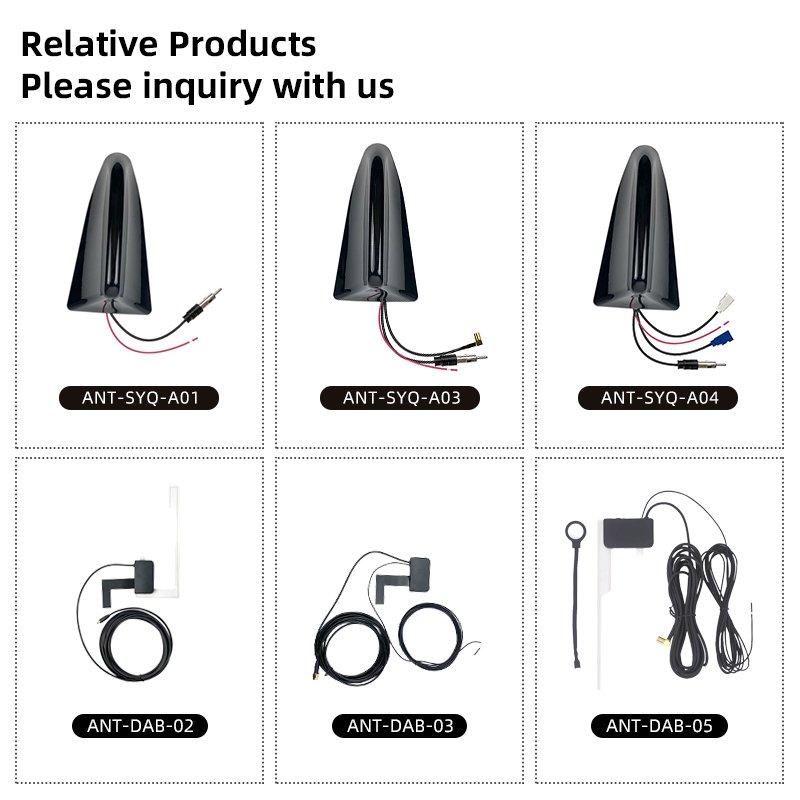 Custom Universal Replacement Car Front Roof Mounted Aerial Antenna Fm Signal Aerials Car Radio Roof Antenna FAKRA