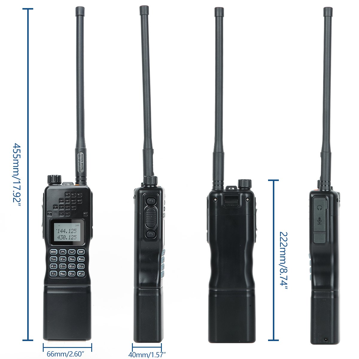 Baofeng AR-152 Tactical Game Walkie Talkie Dual Band Ham Radio 136-174MHz 400-520MHz Portable Two Way Radio AN/PRC-152